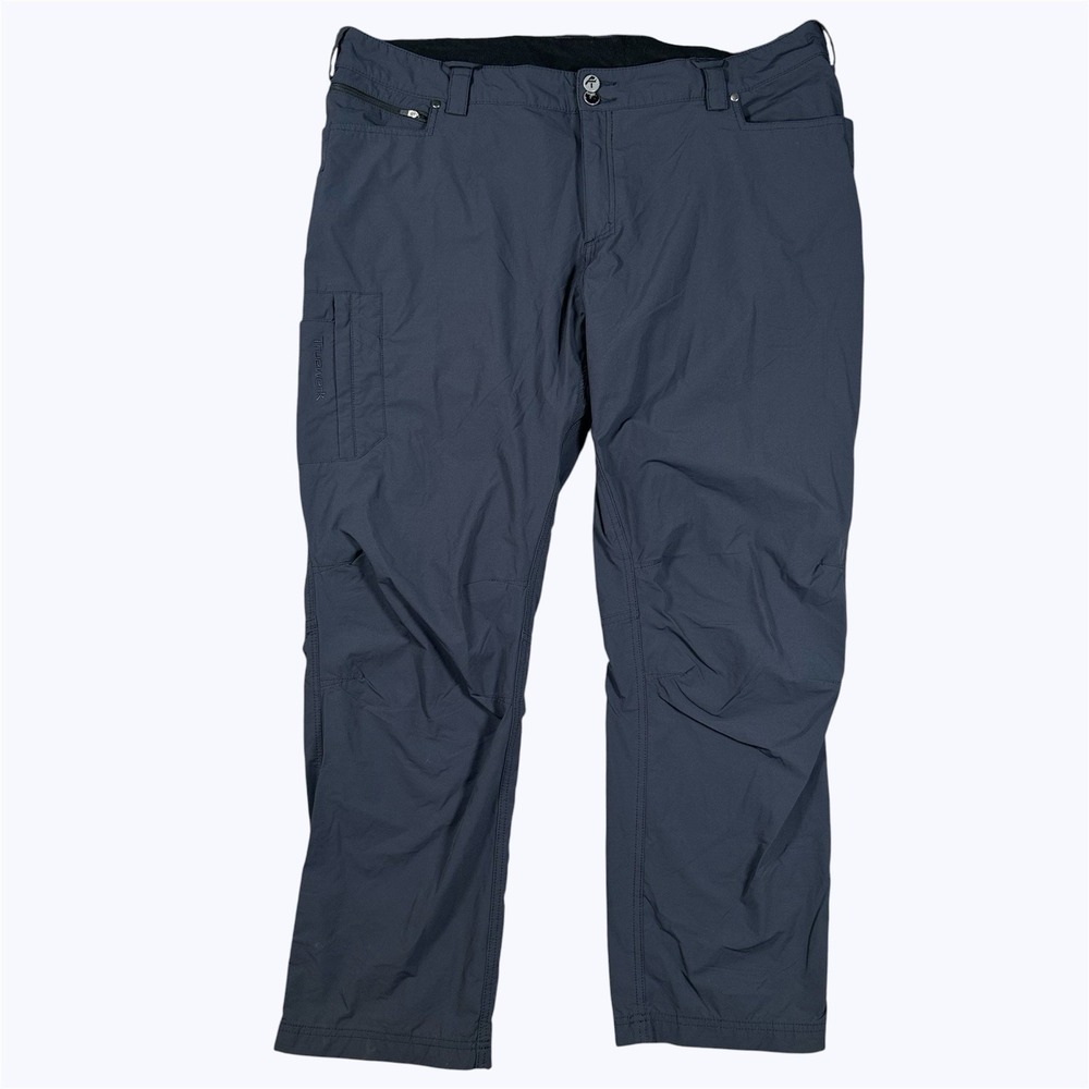 TRUEWERK Pants Mens 42x30 Blue T1 Werkpants Relaxed Fit Cargo Stretch Workwear
